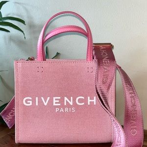 Givenchy G-Tote Canvas Mini Pink